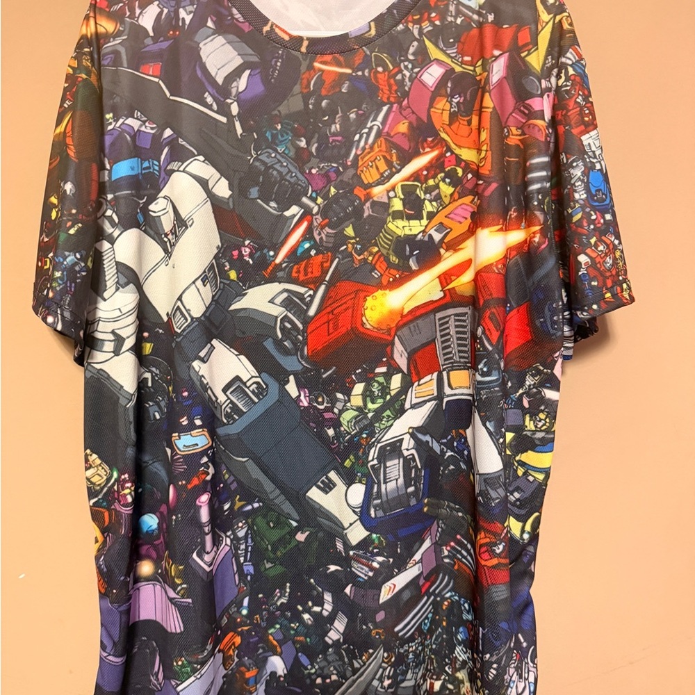 Custom Transformers 3D Graphic Print Shirt 2xl